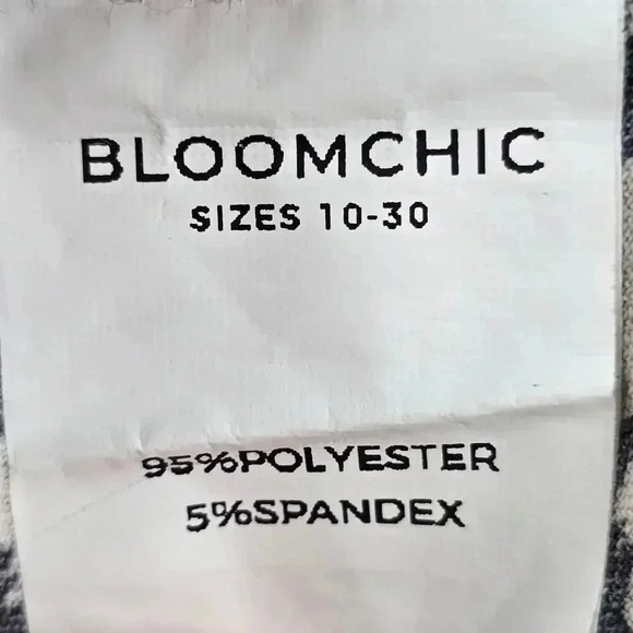 Bloomchic Allover Print Flutter Short Sleeve Flowy Flare Midi Dress XL NWOT - Picture 6 of 6